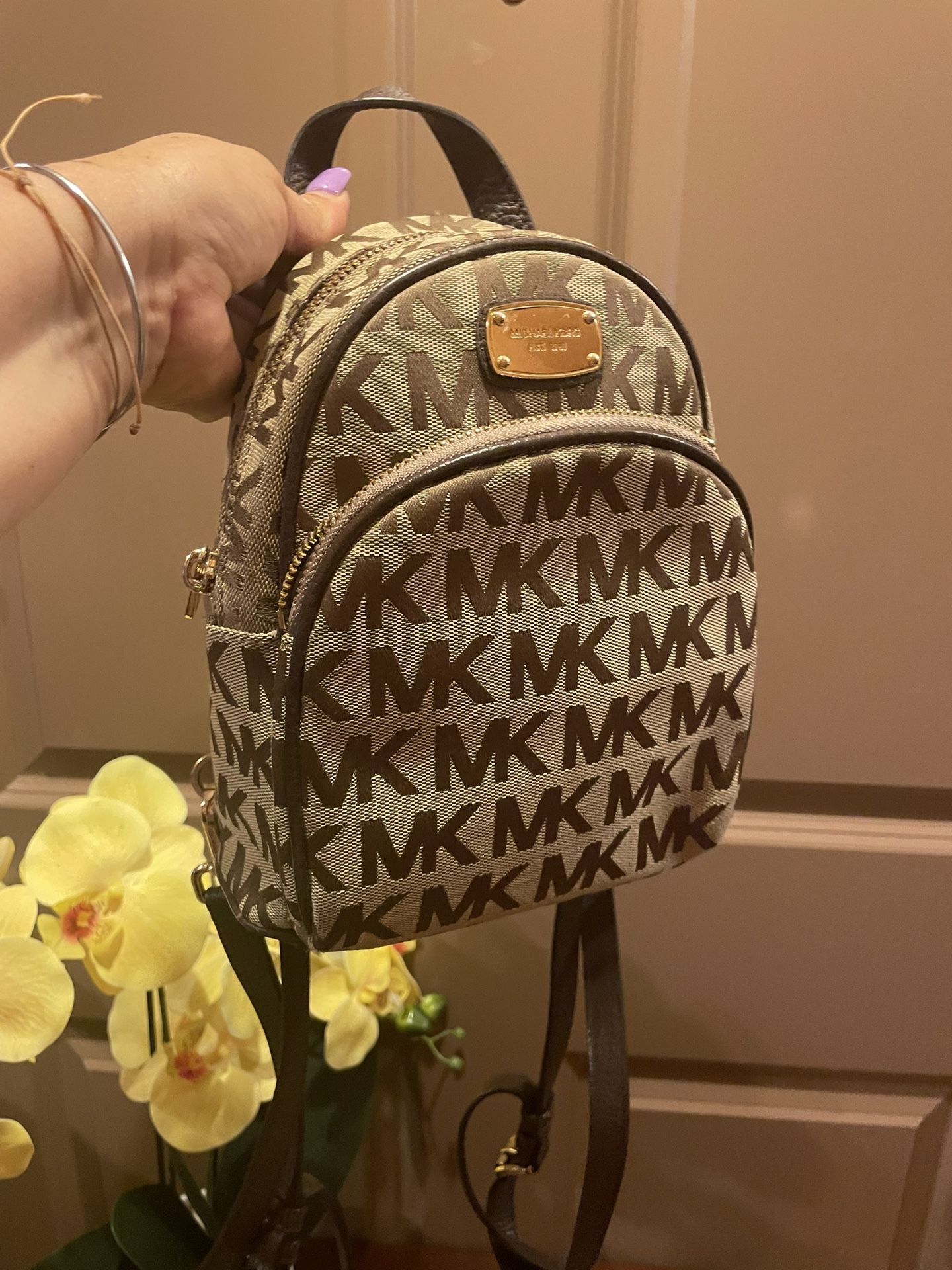 Michael Kors Abbey MINI BROWN backpack