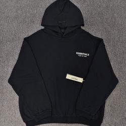 Black And White Essentials Hoodie 