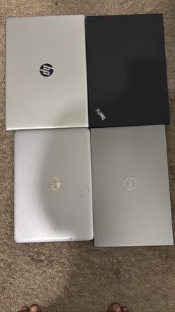 A lot of Laptops for https://offerup.com/redirect/?o=c2VsbC5EZWxs, HP, and Lenovo