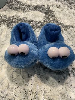 Cookie monster slippers for cheap toddlers