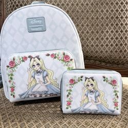 Disney Loungefly “Alice In Wonderland” 