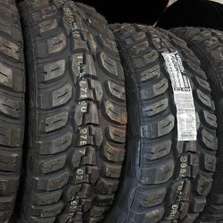 New 295/70/18 Fuzion Max Traction Tires