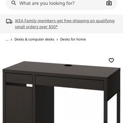 IKEA Two Piece Desk 