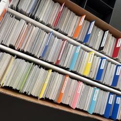 Box Of Organized By Team Baseball Card Commons