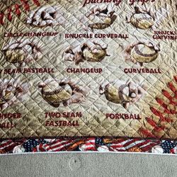 Baseball Themed Blanket