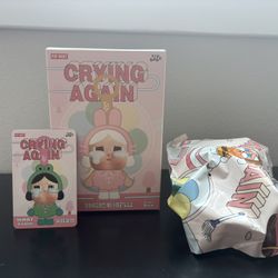 Pop Mart Cry Baby “What a Frog” – Unopened Inner Bag, Opened Box, Authentic
