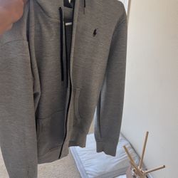 Gray Polo Sweatshirt
