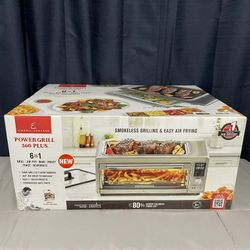 Emeril Power Grill 360 Plus 6 in 1 Smokeless Grill and Air Fry Toaster Oven XL