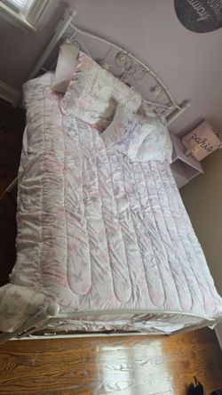 bed frame and new mattress