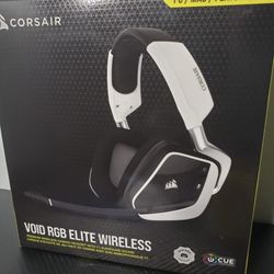 New CORSAIR VOID RGB ELITE Wireless Gaming Headset – 7.1 Surround Sound – Omni-Directional Microphone – Microfiber Mesh Earpads – Up to 40ft Range – i