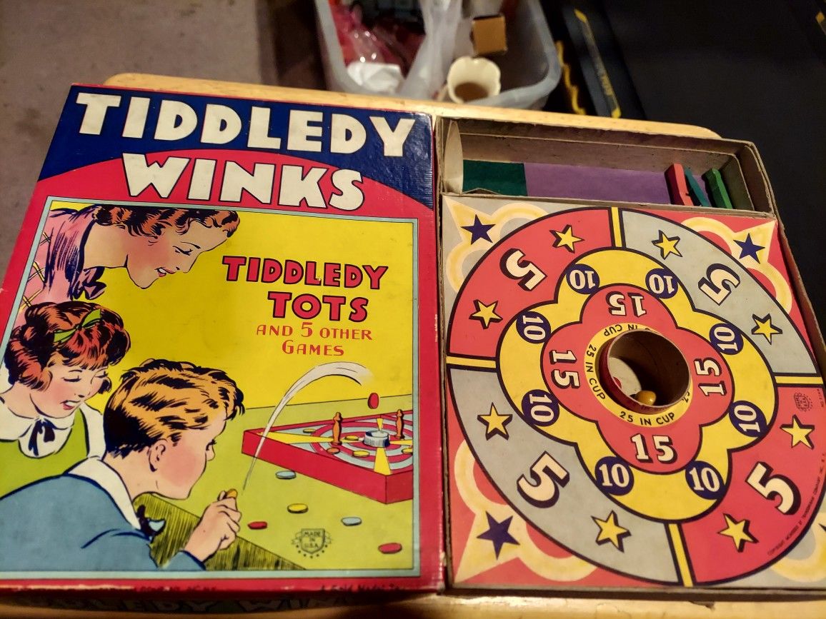 1939 Transogram Co Tiddledy Winks
