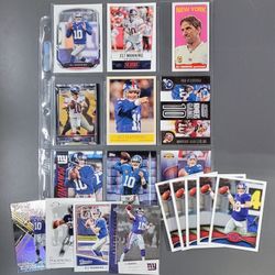 🏈 18 Card (13 Different) HOF* Eli Manning Cards
