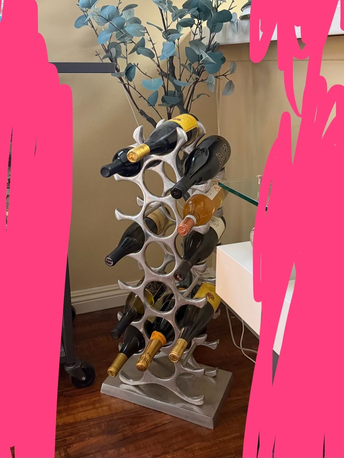Designer 21-Bottle Wine Tower