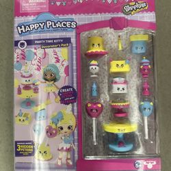 SHOPKINS HAPPY PLACES PARTY TIME KITTY DECORATOR’S PACK MOOSE TOYS