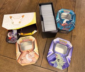 Pokémon mixed bulk with 30th anniversary ETB box.