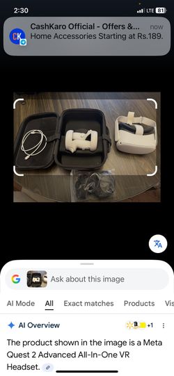 VR Glasses Meta Quest 