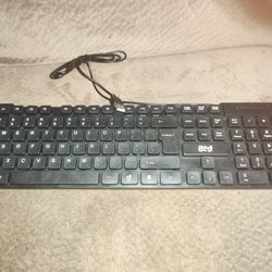 BT USB Wired Keyboard and BT Wired Optical Mouse