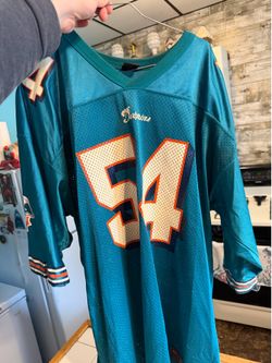 Vintage Miami Dolphins Zach Thomas #54 Football Jersey