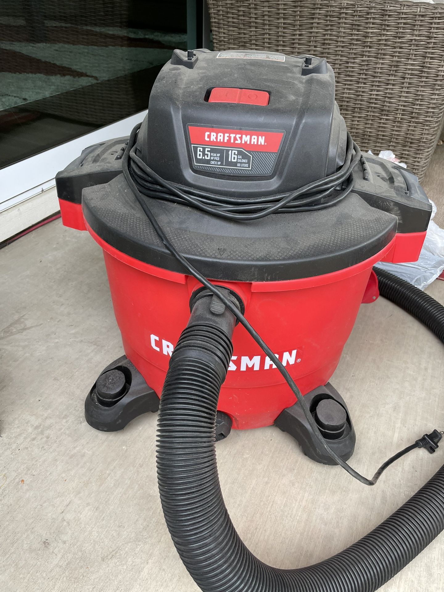 16 Gallon Craftsman Shop Vac
