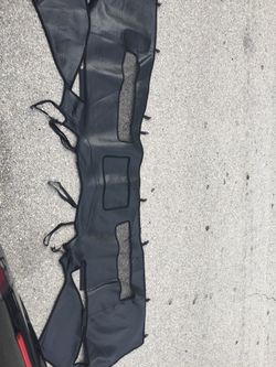 Leather Acura TL cover bra full front cover.