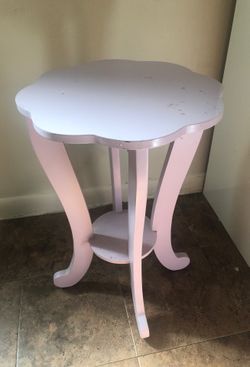 2 small bedside tables (lavender )