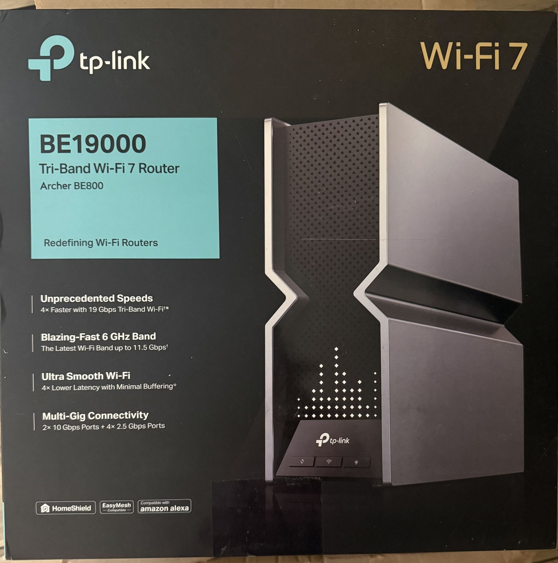 TP-Link Tri-Band BE19000 WiFi 7 Router 