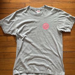 Pink and Grey Supreme Shirt