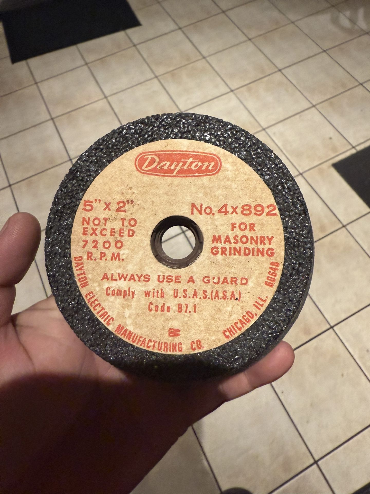 Dayton Masonary cup, grinding wheel never used $15 each I got 2 total $30 both in n Lakeland