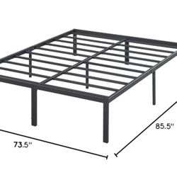 18 California King Platform Bed Frame