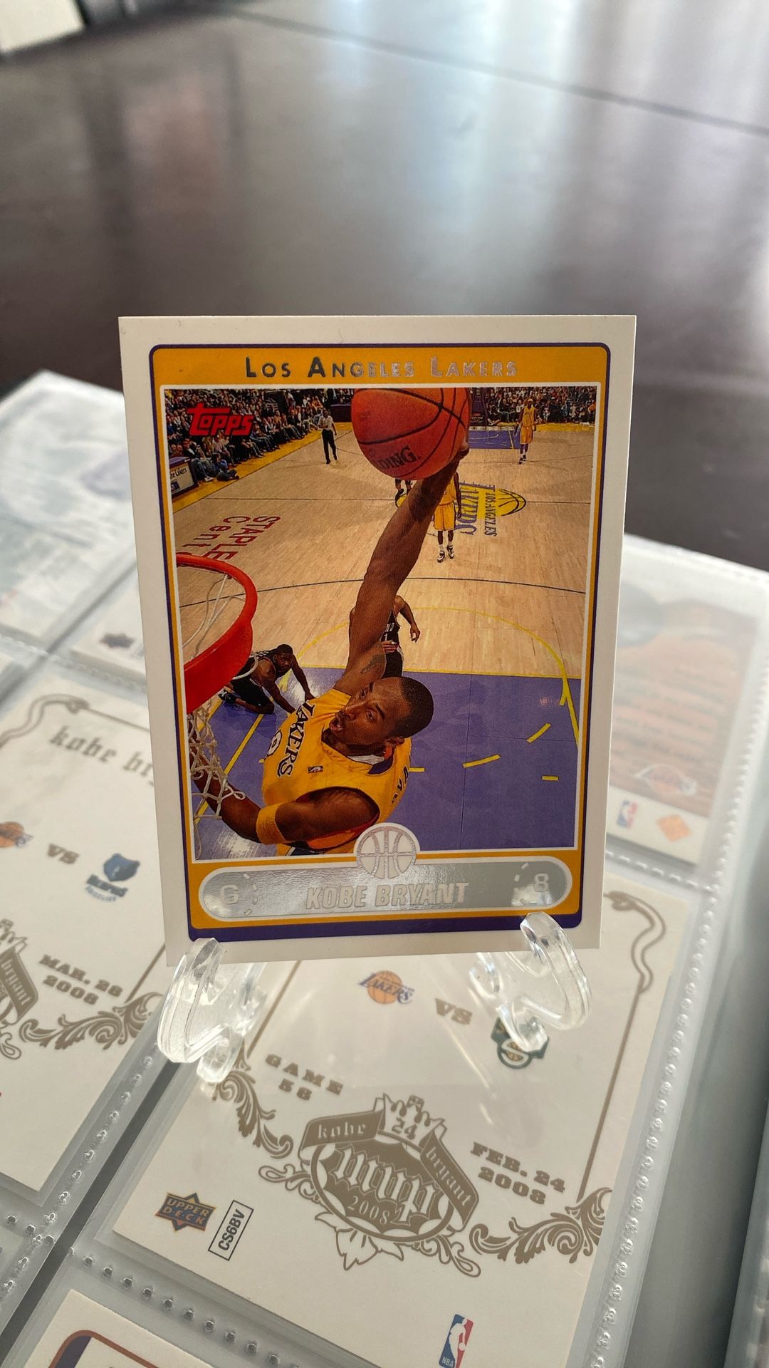 Kobe Bryant Basketball Card