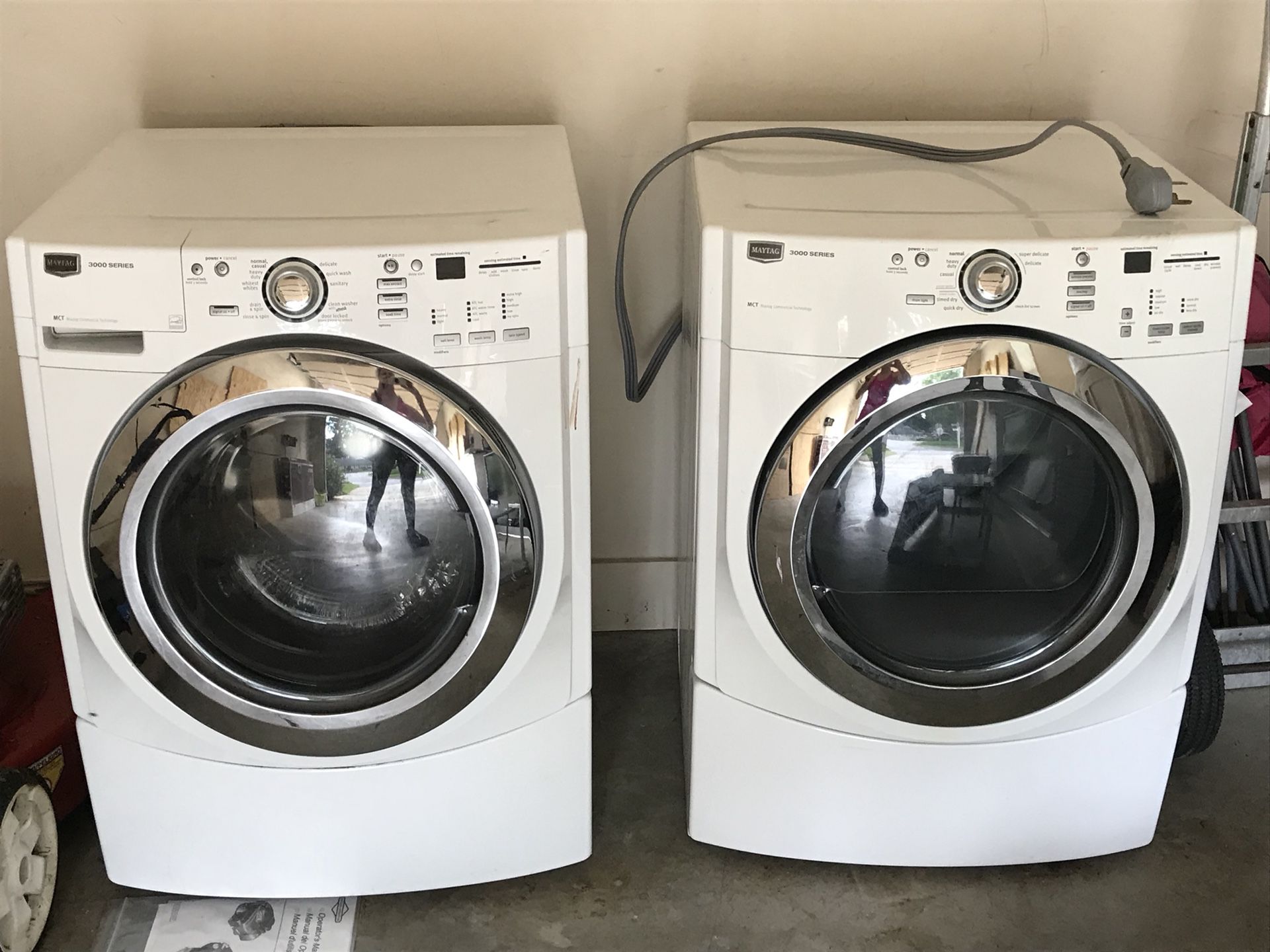 Maytag 3000 series washer and dryer front load