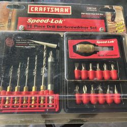 Craftsman Speed-Lon 21 Piece Drill Bit/Screwdriver Set