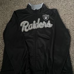 NFL Raiders Women Zip Up Size L