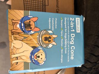 Barkless 2-in-1 Dog Cone