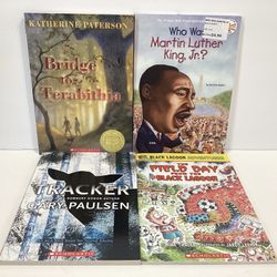 New Scholastic Books Lot of 4 Young Readers Chapter Books Various Titles