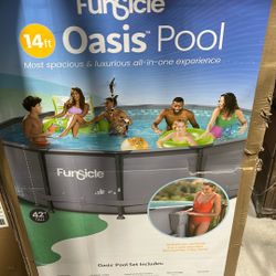 Fun sickle oasis pool 14 foot