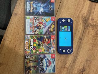 Nintendo Switch Lite plus games