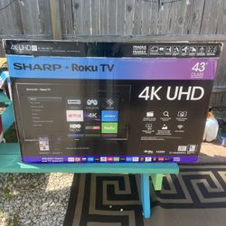 Sharp 43” Roku Smart TV
