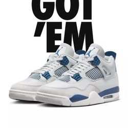 Jordan 4 Industrial Blue
