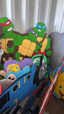 Kids Character Cartoon Cutout Standee Set