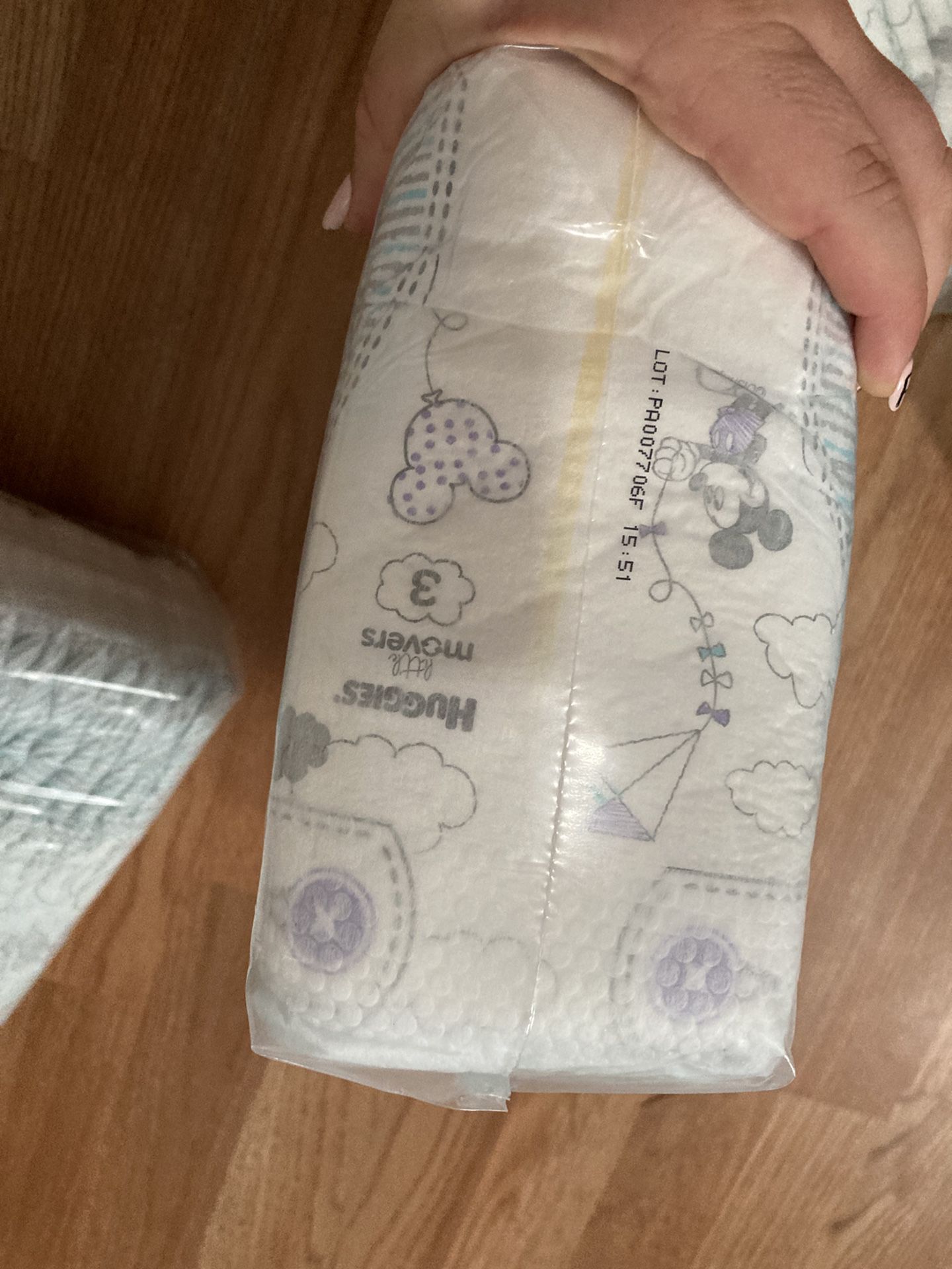 Huggies size 3, brand new diapers.