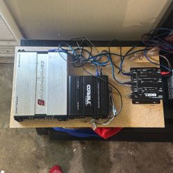 4 Speakers ,2 Amplifiers,1crossover 