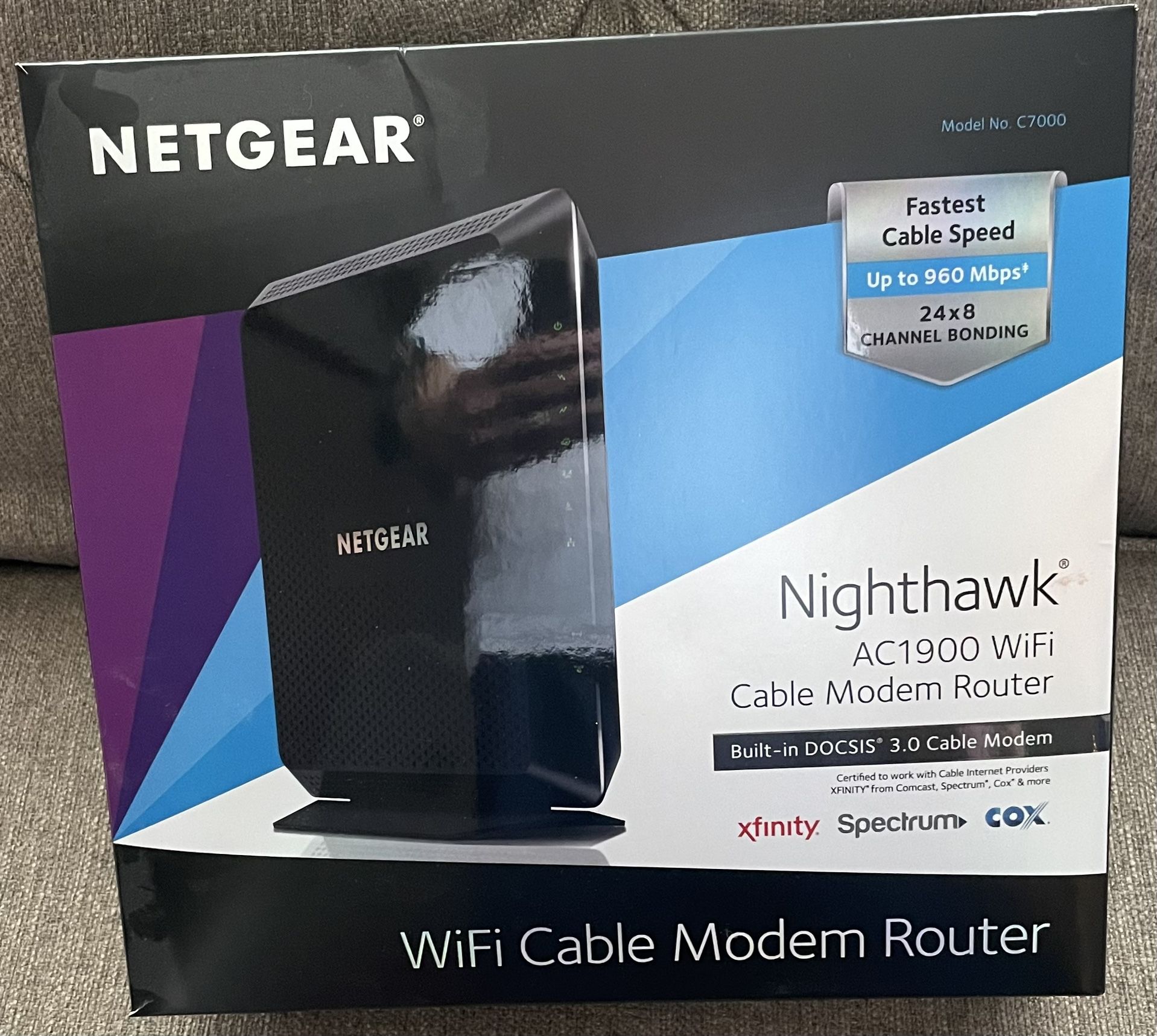 Netgear Nighthawk AC1900 Cable Modem And Router