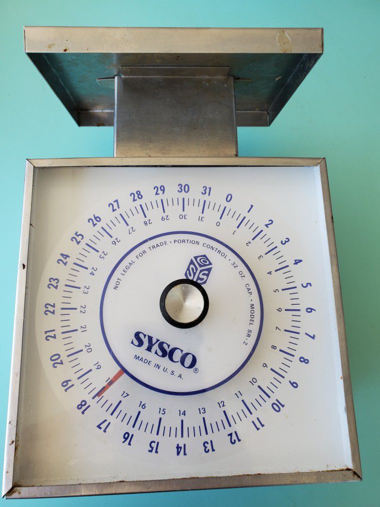 SYSCO Restuarant  Kitchen Scale Model SR 2   32 oz    SyS-01