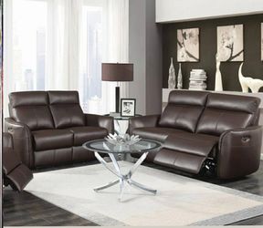 AVAILABLE POWER MOTION RECLINING . SOFA AND LOVE SEAT. $53 DOWN PAYMENT