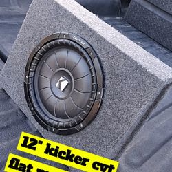 12" CVT FLAT MOUNT KICKER 