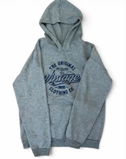 Vintage Clothing Co. Gray Graphic Hoodie