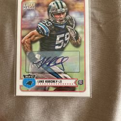 Luke Kuechly Rookie 118 Toppsmagic Autograph Card 