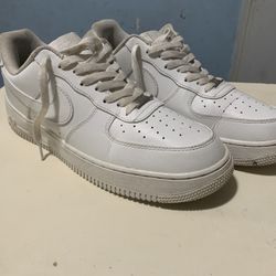White Air Force 1s