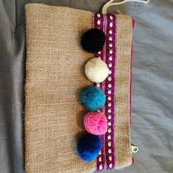 Handmade Boho Wristlet